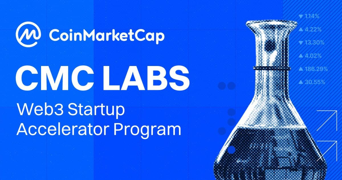 CoinMarketCap Launches CMC Labs - A Web3 Startup Accelerator Program