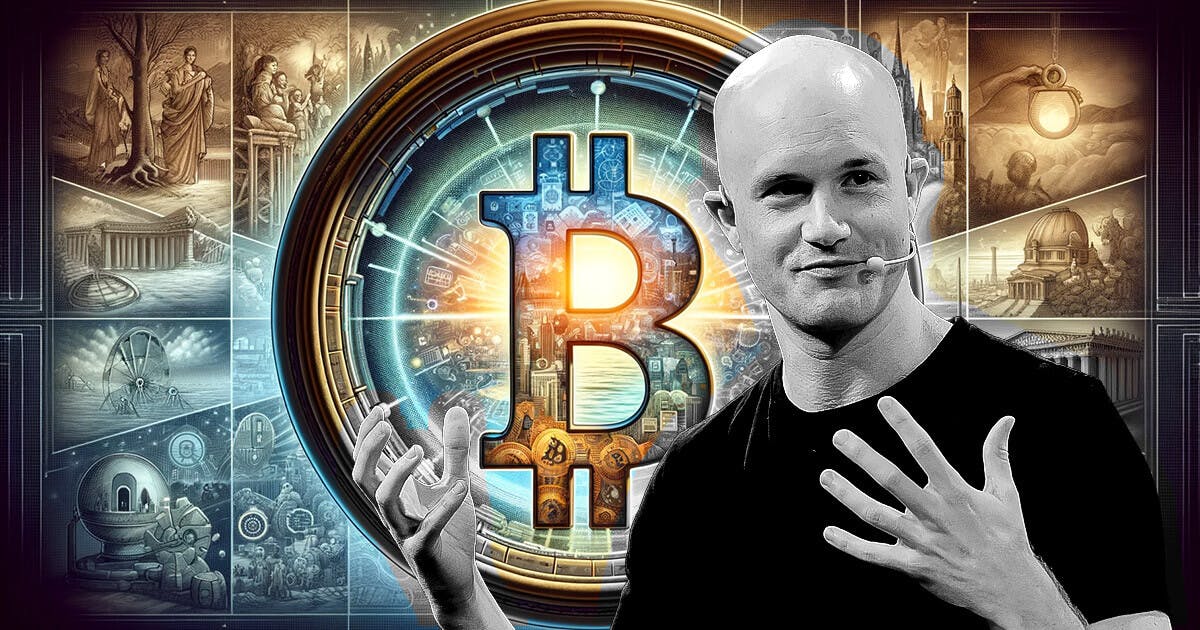Coinbase CEO Brian Armstrong advocates for Bitcoin as 'check and balance' to the US financial system
