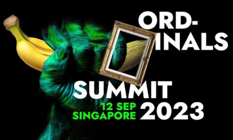 Ordinals Summit 2023 Singapore: Asia's 1st Bitcoin Ordinals!